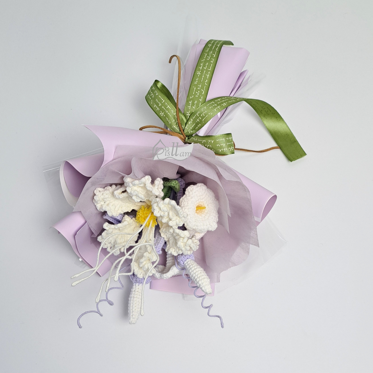 Morning-glory & Crepe-myrtle Purple Bouquet