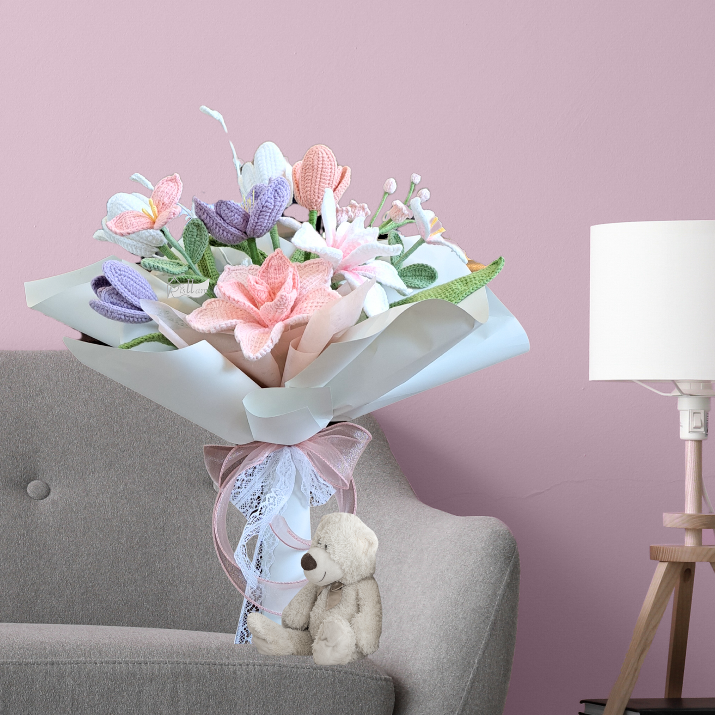 Medium-Sized Bouquet Wrapping Service (6–10 stems)