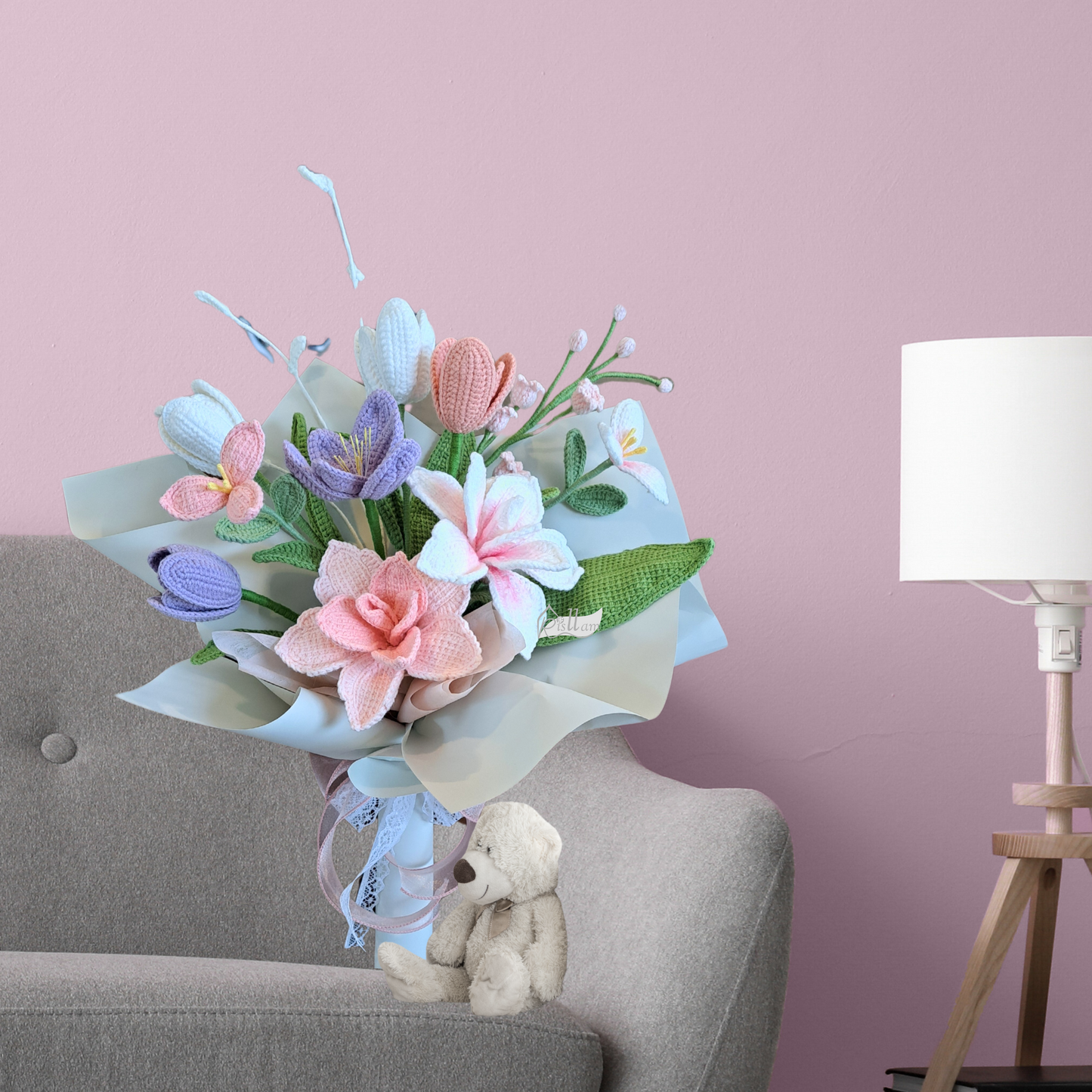 Medium-Sized Bouquet Wrapping Service (6–10 stems)