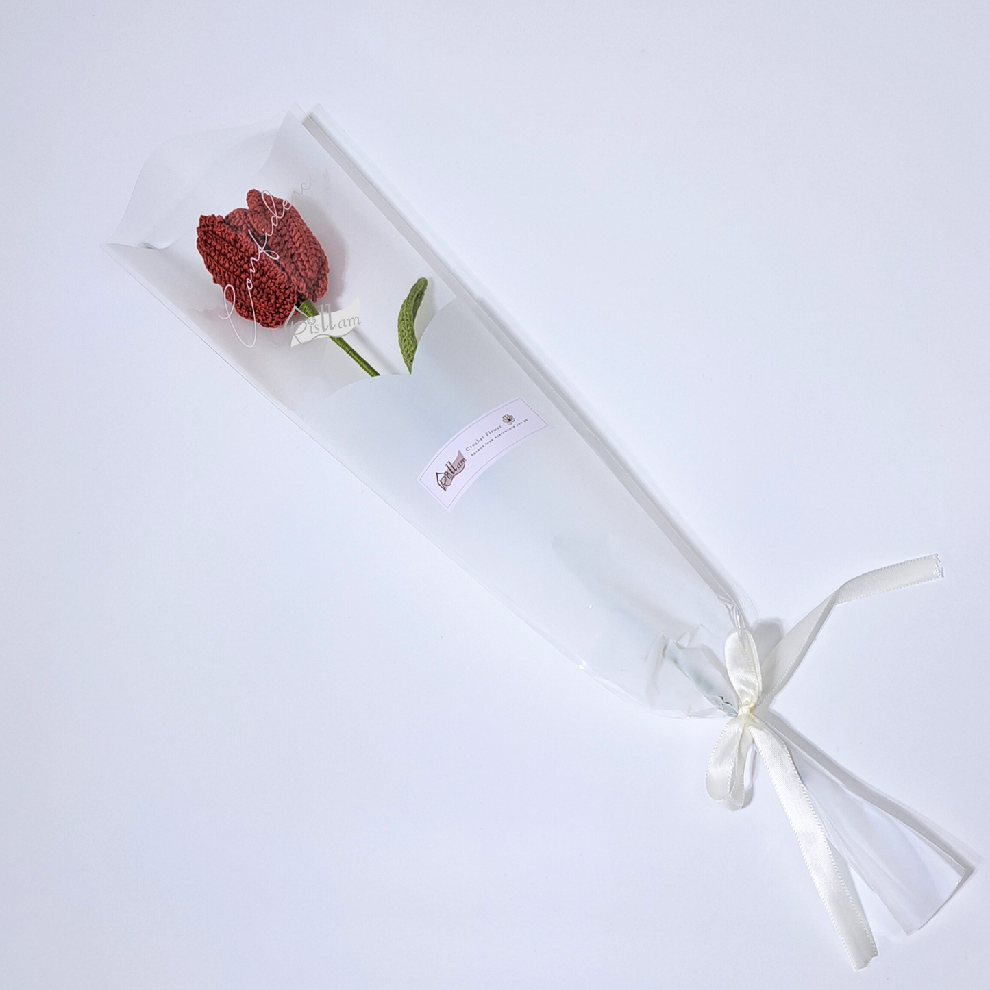 Classic Tulips 02 in Clear Gift Bag - Ready to Go