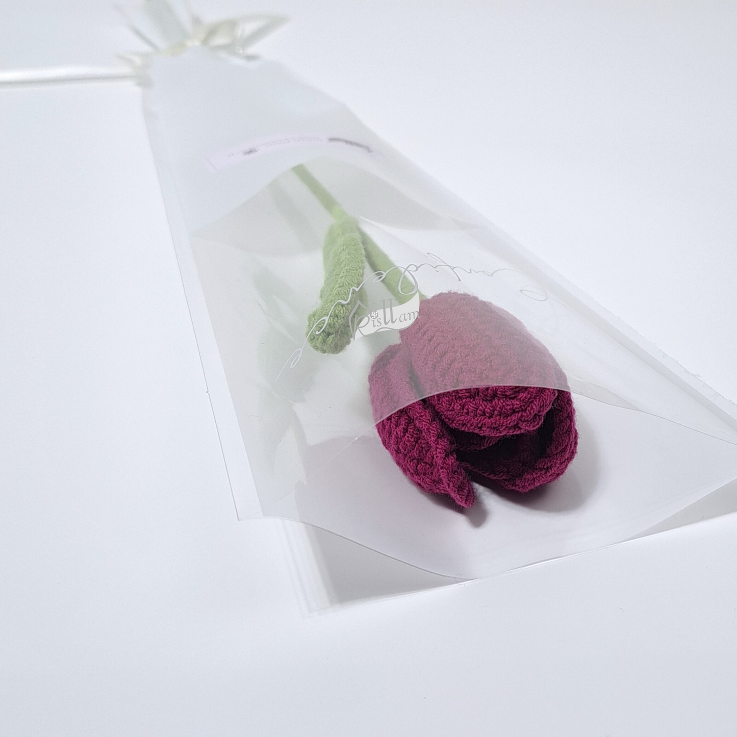 Classic Tulips 01 in Clear Gift Bag - Ready to Go