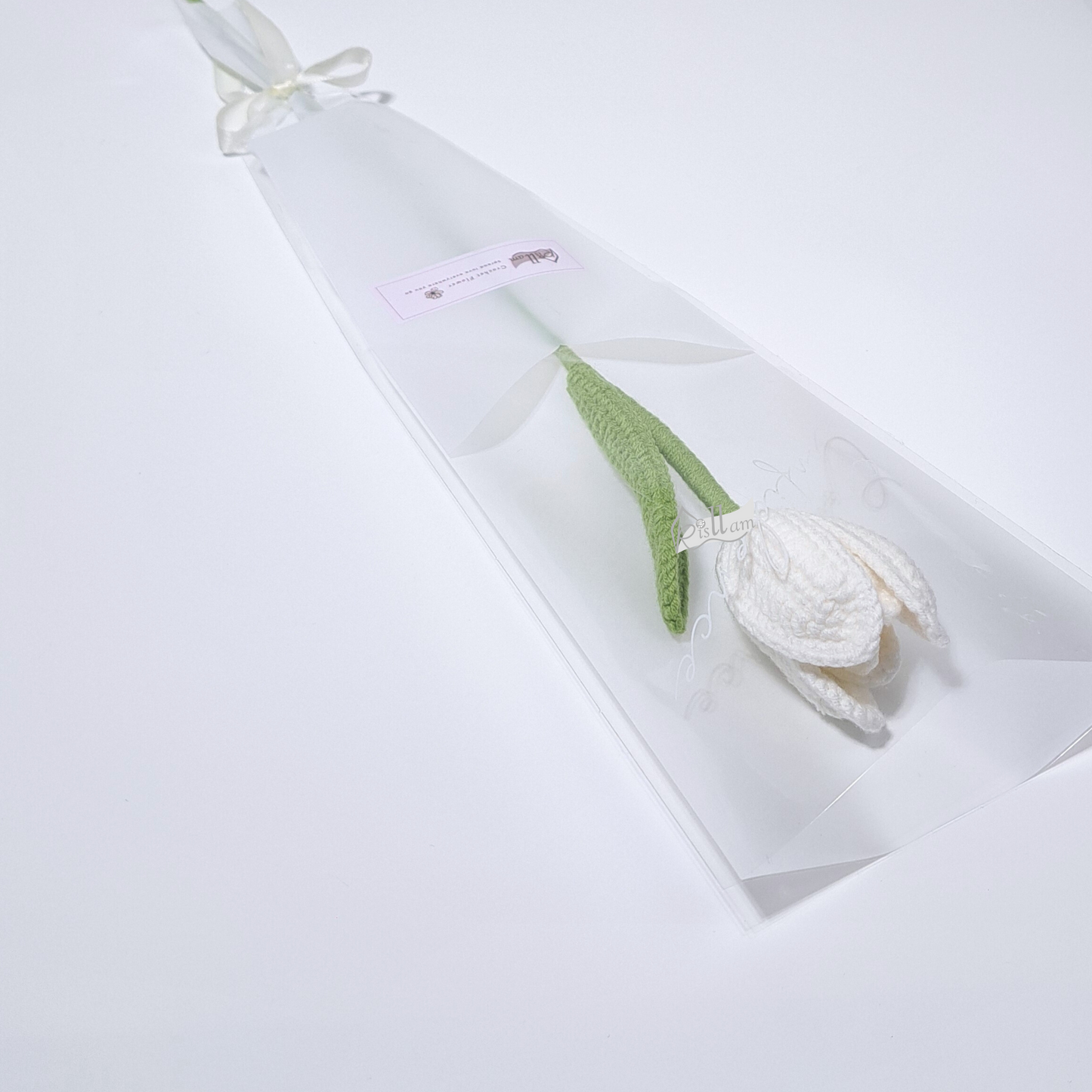 Classic Tulips 01 in Clear Gift Bag - Ready to Go