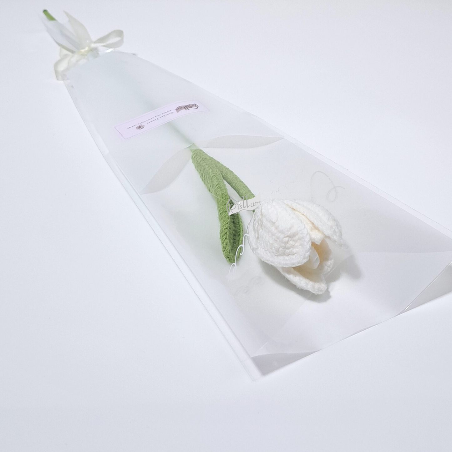 Classic Tulips 01 in Clear Gift Bag - Ready to Go