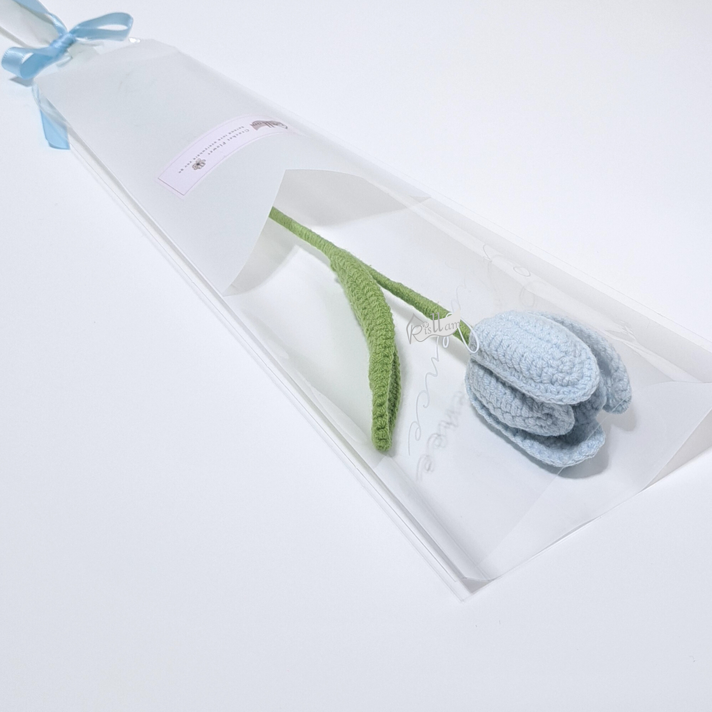Classic Tulips 01 in Clear Gift Bag - Ready to Go