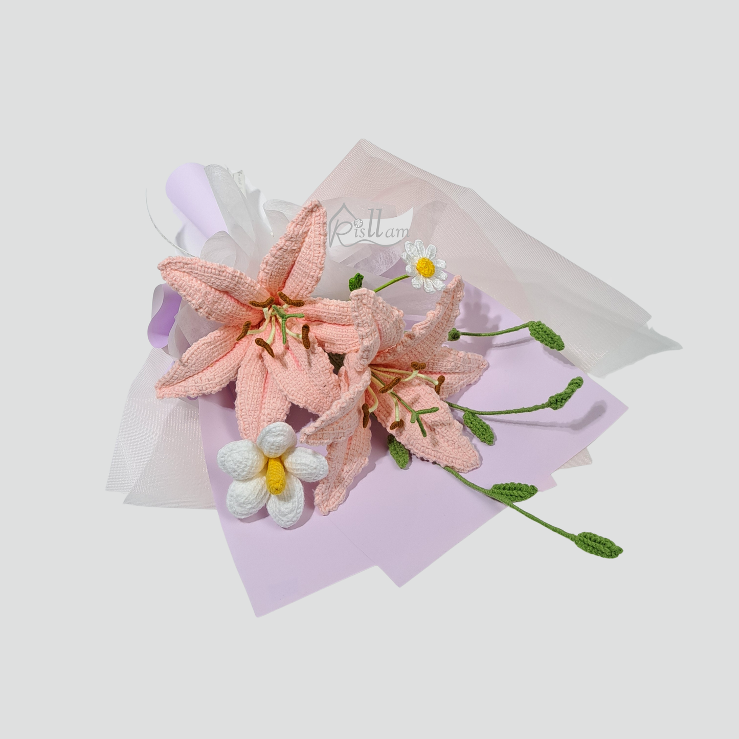 Crochet Lily 01 Bouquet