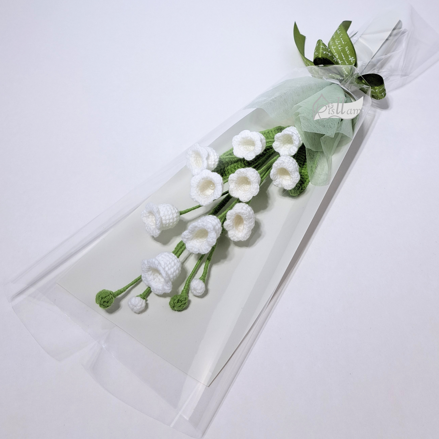 Crochet Lily of the Valley 01 Bouquet