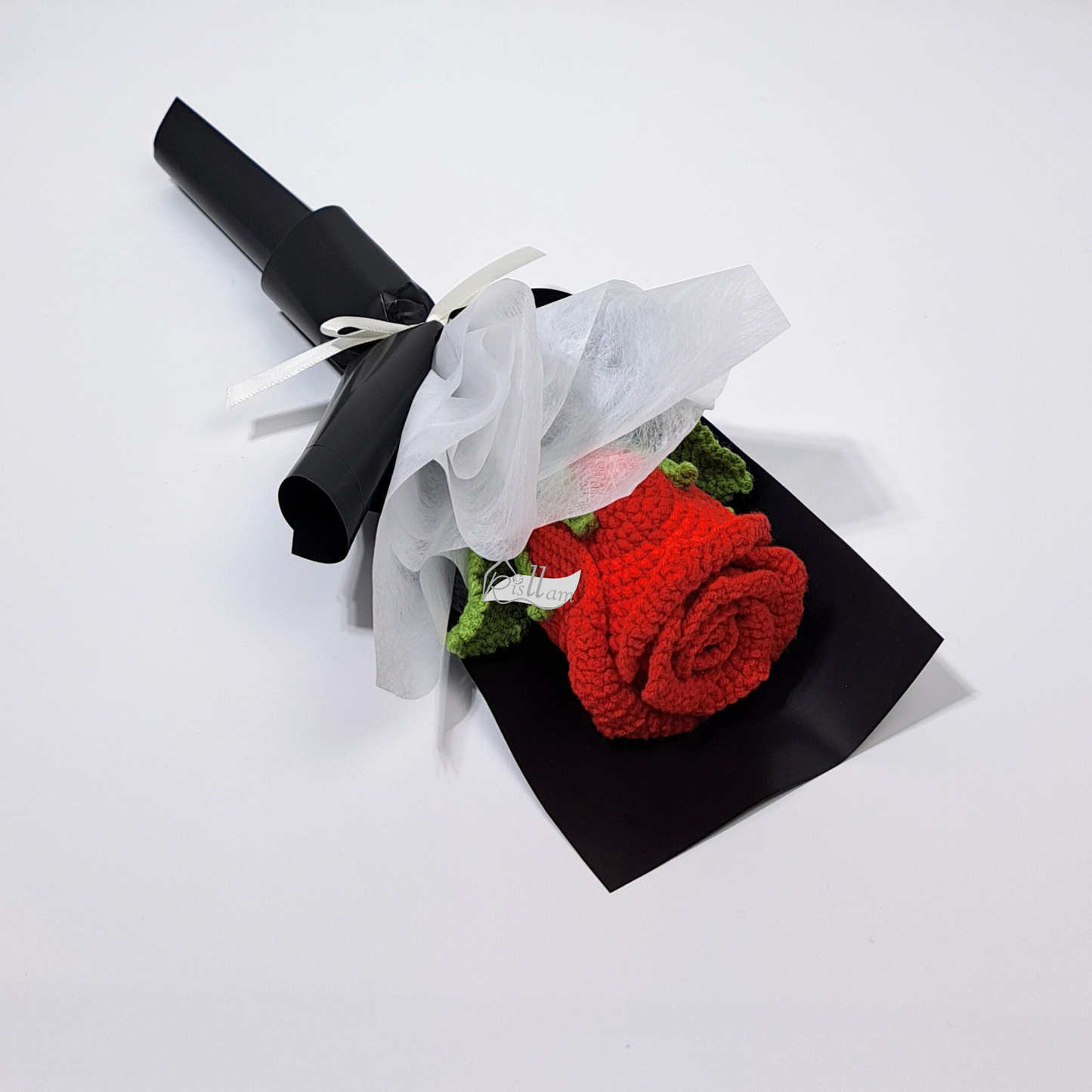 Single Stemware Rose 04 Bouquet- Red, Pink, Yellow, Blue, White