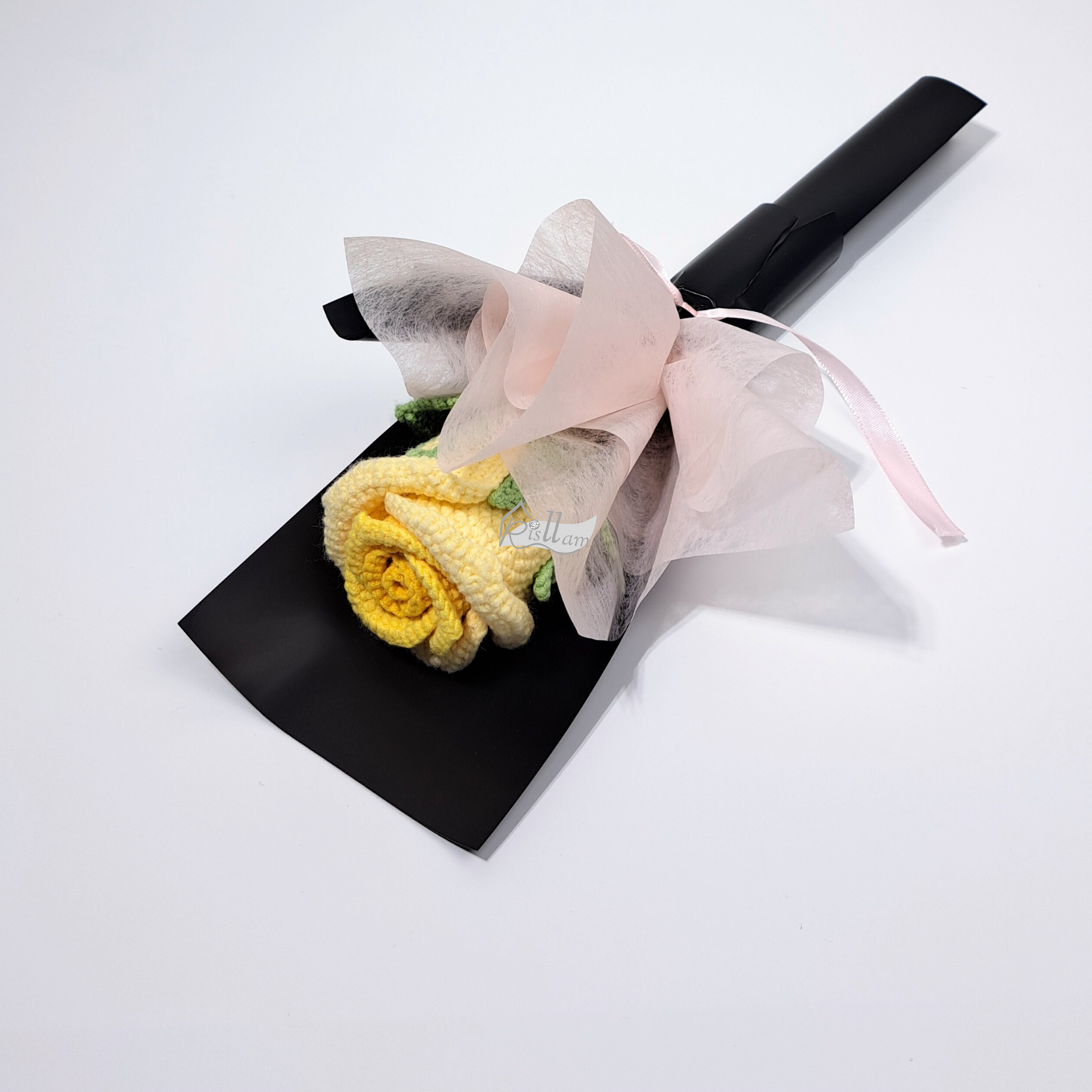 Single Stemware Rose 04 Bouquet- Red, Pink, Yellow, Blue, White