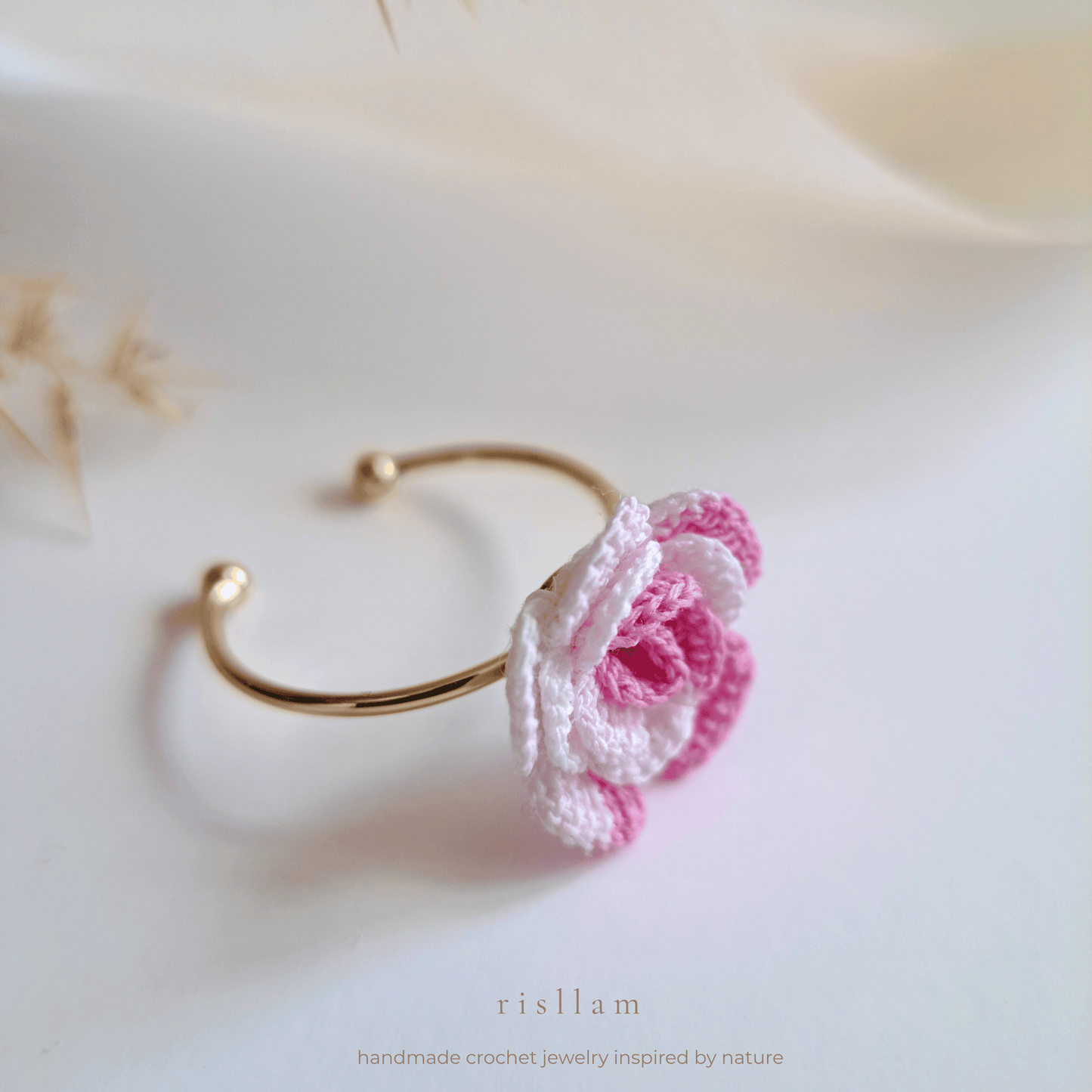 Crochet Rose Ring