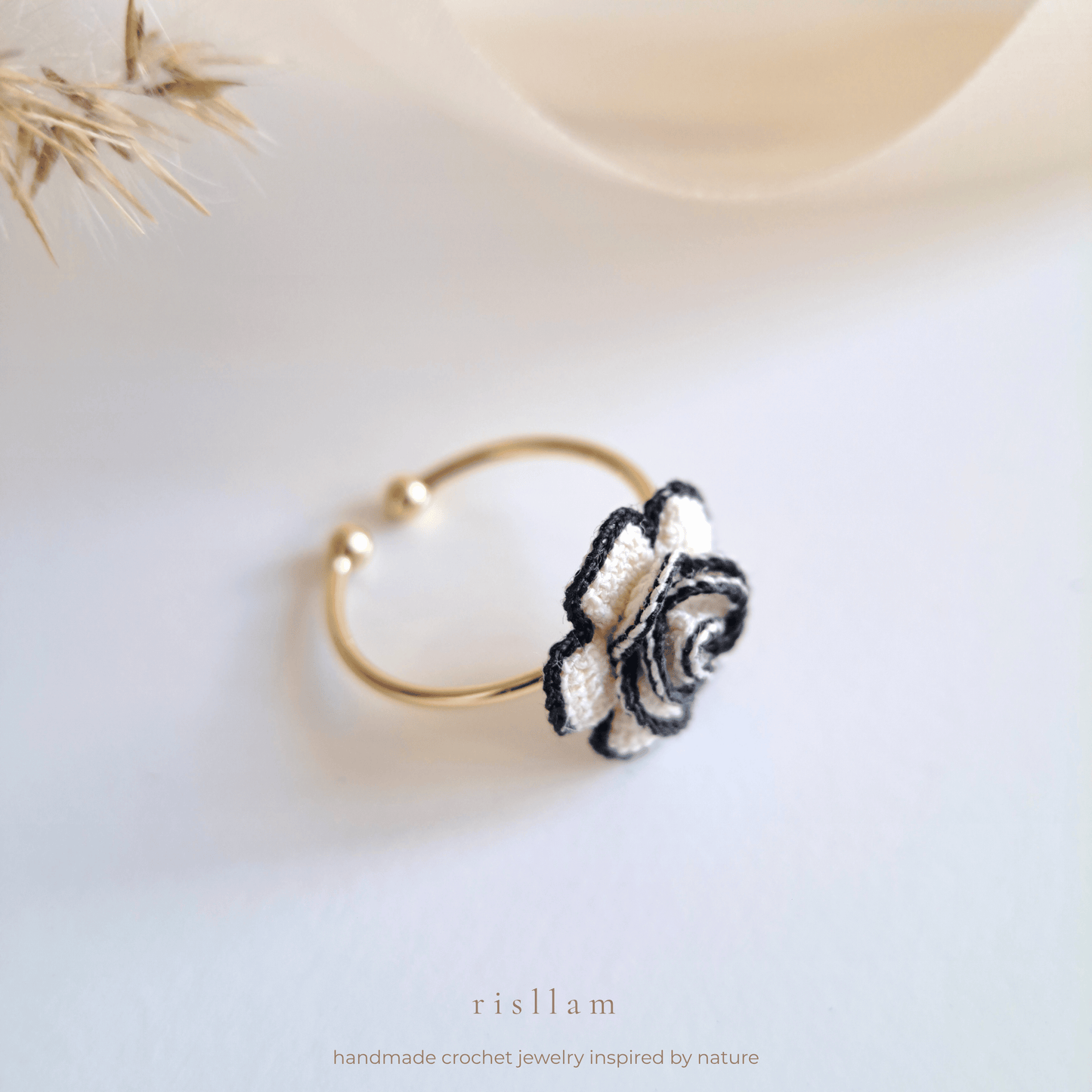 Crochet Rose Ring