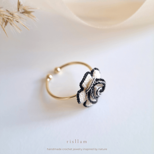 Crochet Rose Ring
