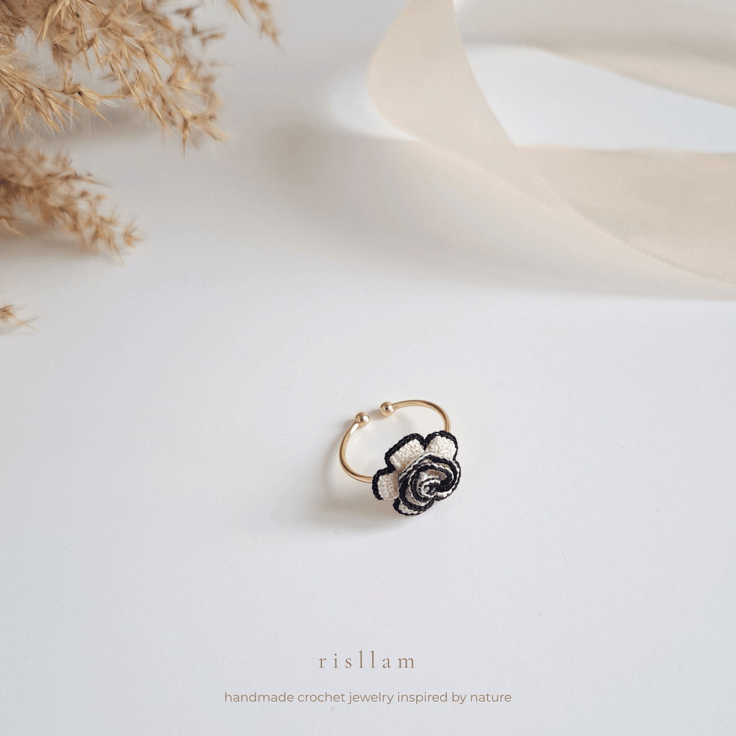 Crochet Rose Ring