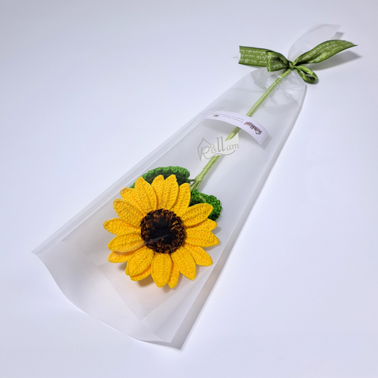 Classic Mini Sunflower  in Clear Gift Bag - Ready to Go