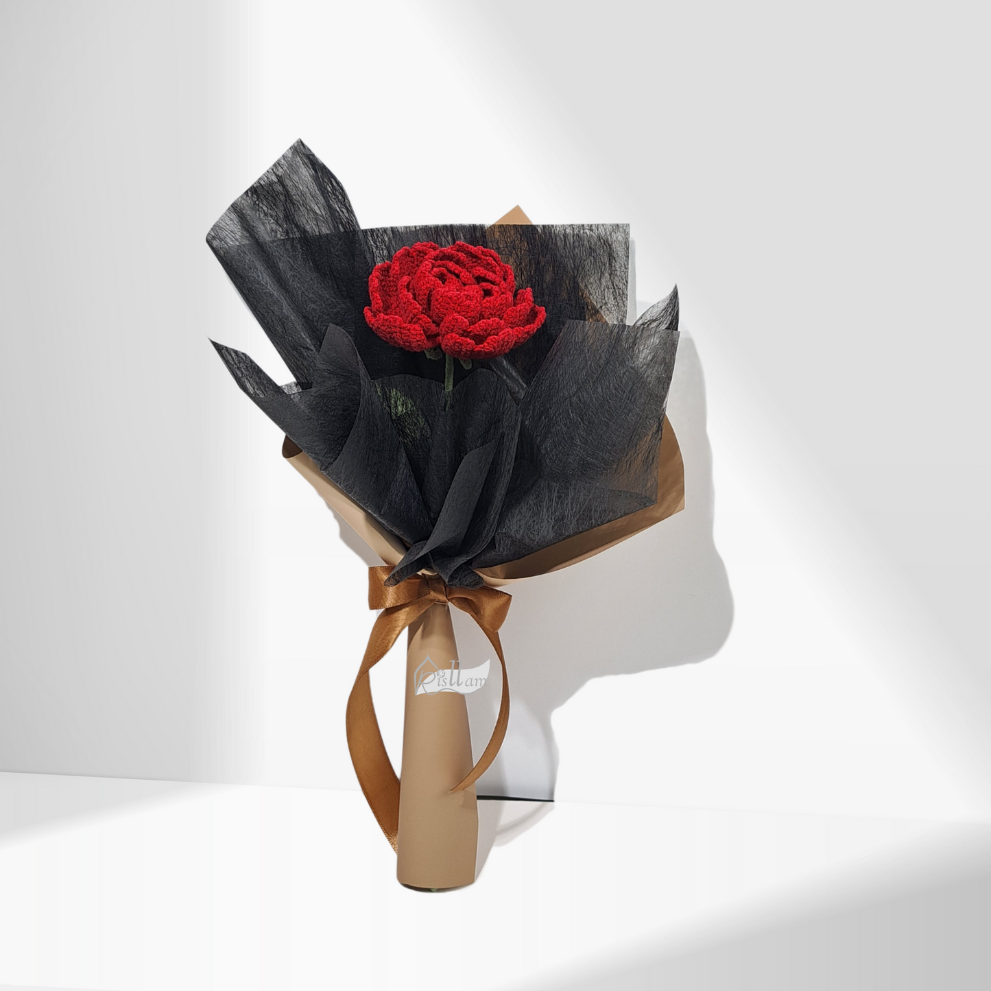 Single Multifloral Rose Bouquet - Maroon Red