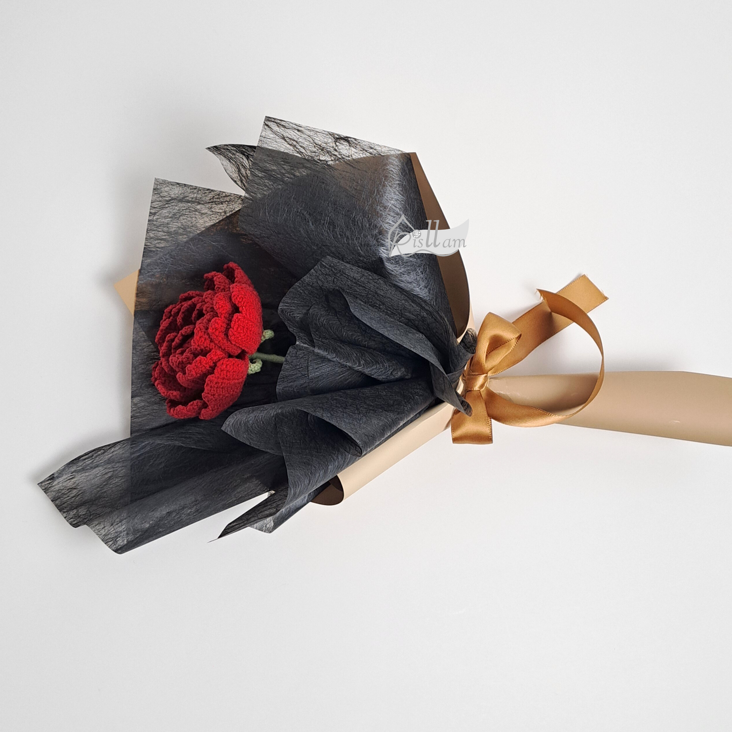 Single Multifloral Rose Bouquet - Maroon Red