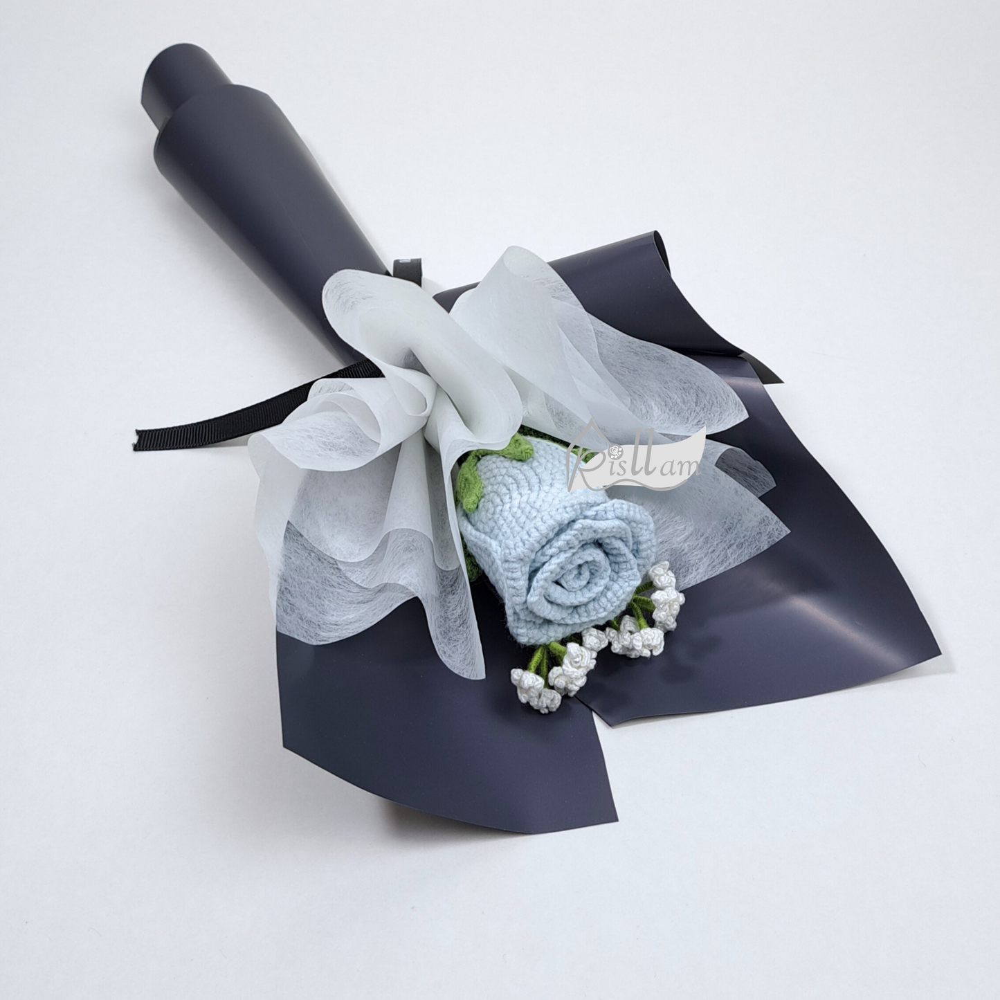 Stemware Rose 01 & Baby's Breath Bouquet