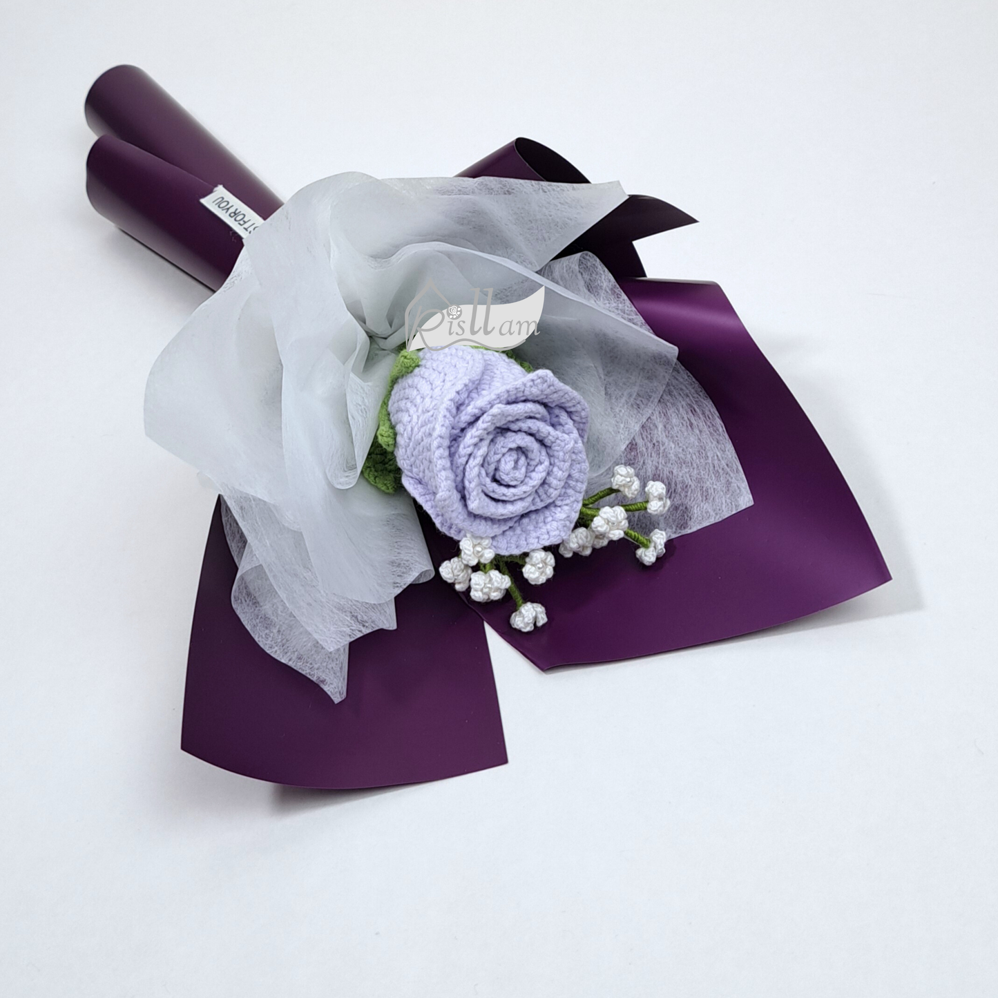 Stemware Rose 01 & Baby's Breath Bouquet