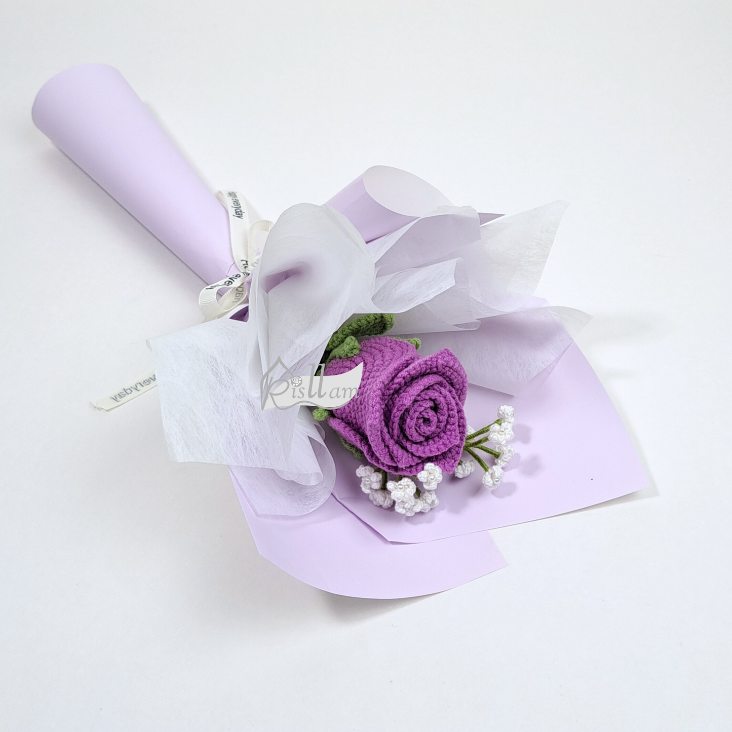 Stemware Rose 01 & Baby's Breath Bouquet