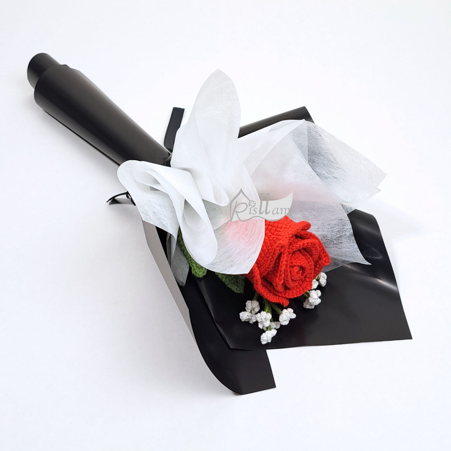 Stemware Rose 01 & Baby's Breath Bouquet