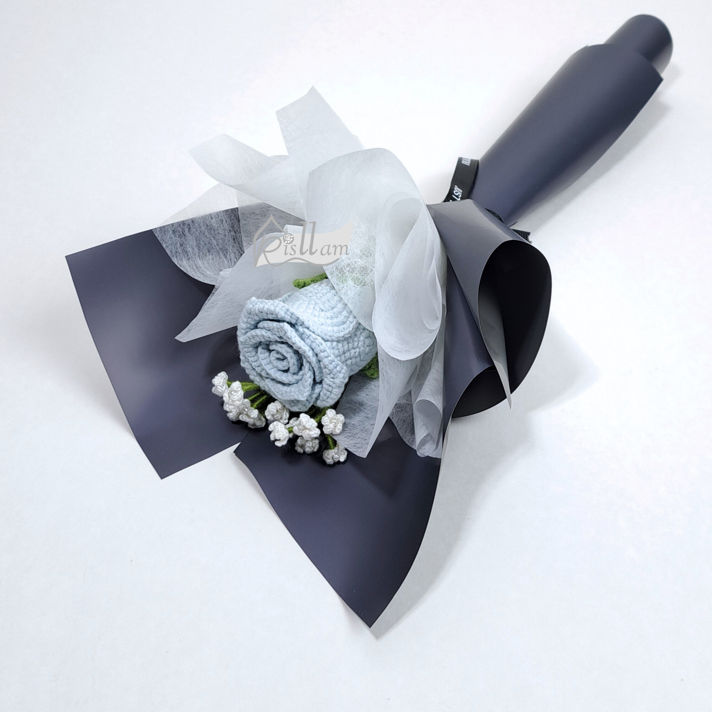 Stemware Rose 01 & Baby's Breath Bouquet