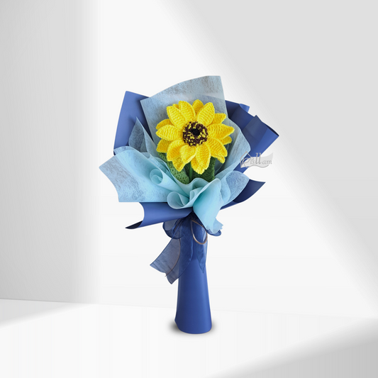 Single Mini Sunflower 02 Bouquet