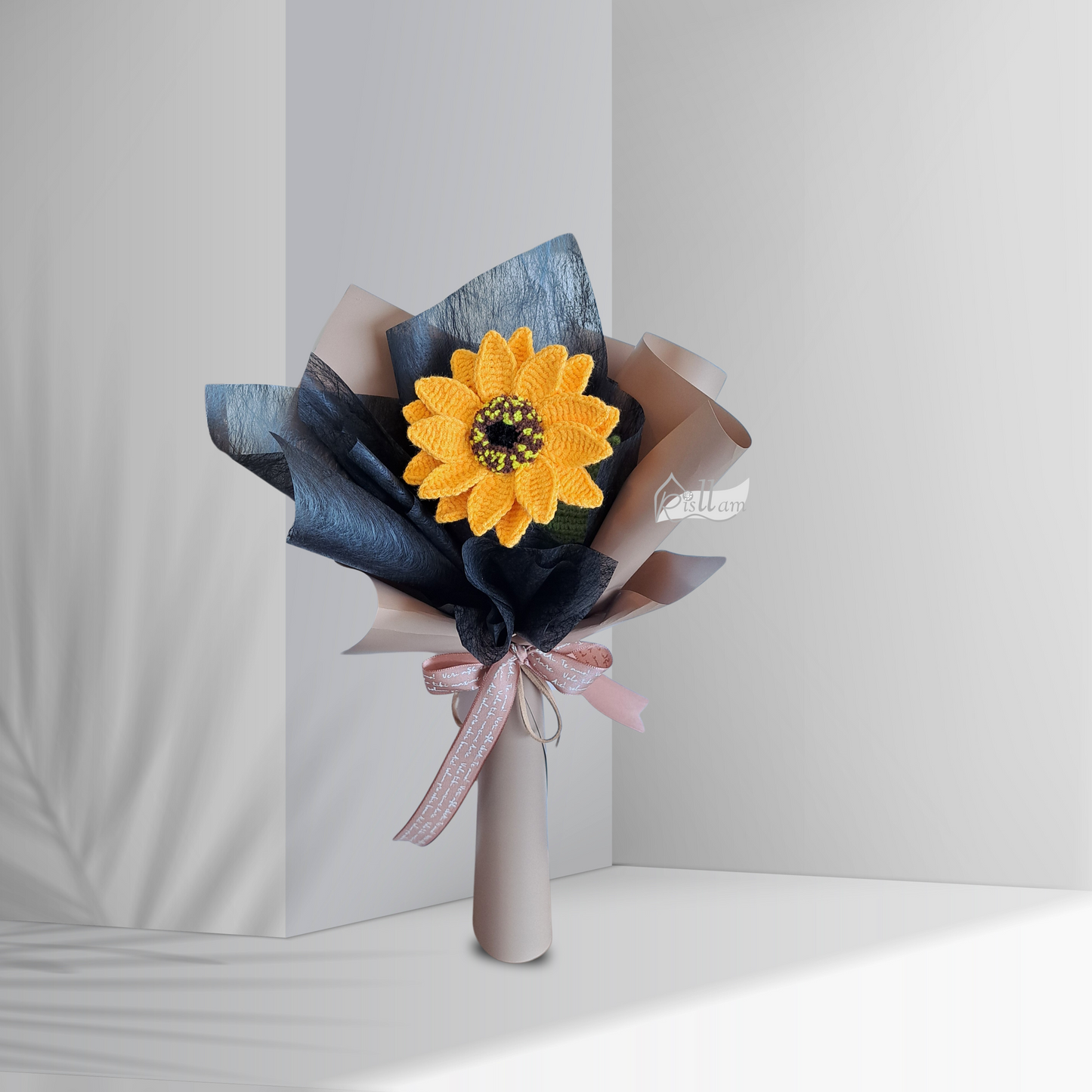 Single Mini Sunflower 02 Bouquet