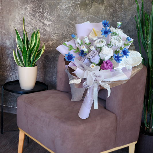 Vintage Blue Romance